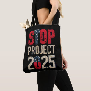 Bolso De Tela Stop Project 2025 Trump Biden Vintage
