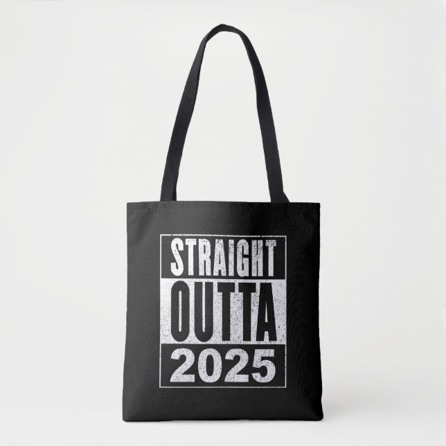 Bolso De Tela Straight Outta 2025 (Anverso)