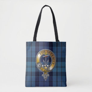Bolso De Tela Strathclyde Tartan & Badge