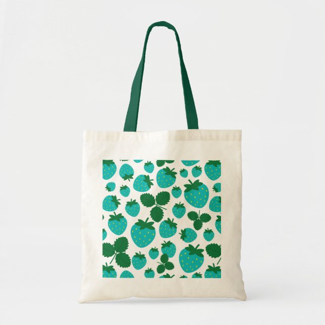 Bolso De Tela Strawberries Tote Bag (Frente)