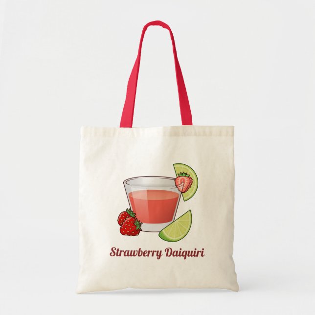 Bolso De Tela Strawberry Daiquiri Tote Bag (Frente)