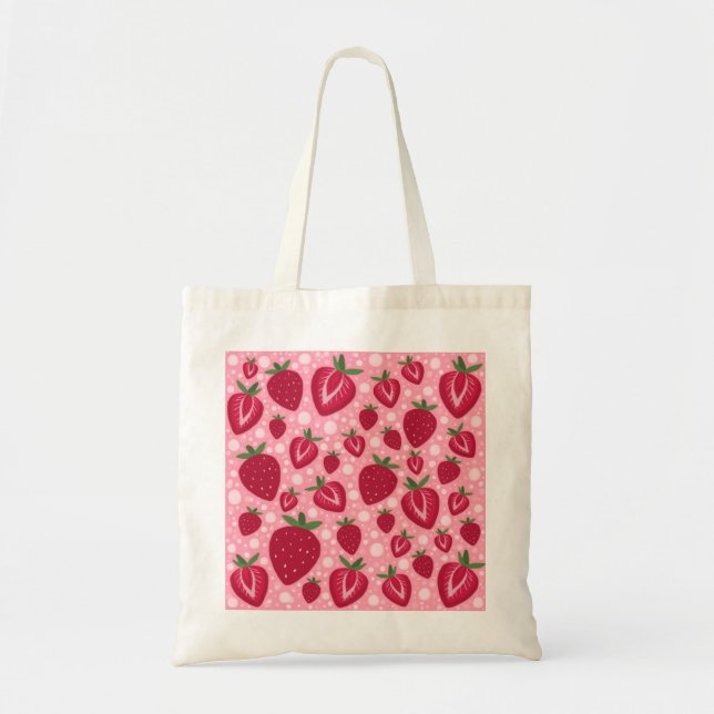 Bolso De Tela Strawberry Soda (Frente)