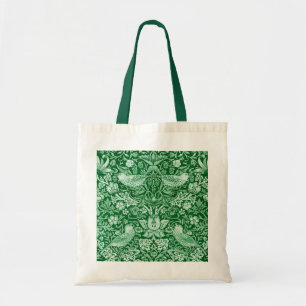 Bolso De Tela Strawberry Thief Green, William Morris