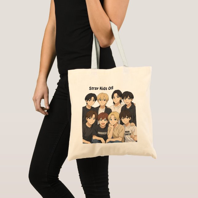 Bolso De Tela Stray Kids Anime Graphic  (Anverso (producto))