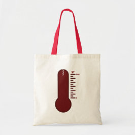 Bolso De Tela Stress Thermometer Tote Bag