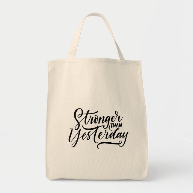 Bolso De Tela stronger then yesterday  (Frente)