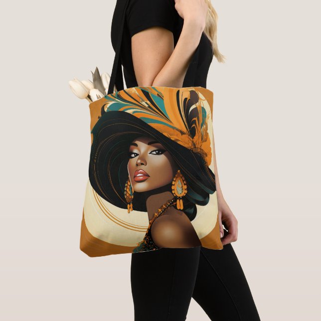 BOLSO DE TELA SU CORONA #2 (Detalle)