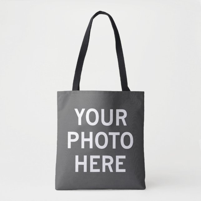 Bolso De Tela Su foto aquí (Anverso)