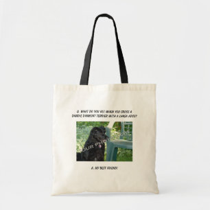 Bolso De Tela ¡Su foto aquí! Mi mezcla de Dandie Dinmont del