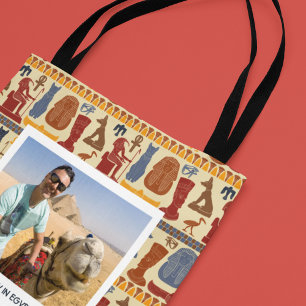 Bolso De Tela Su foto egipcia de viaje Keepsake