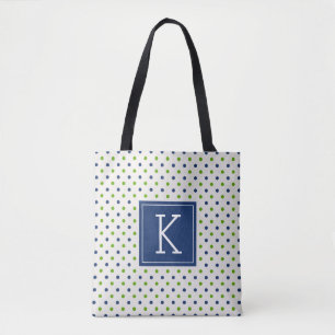 Bolso De Tela Su inicio Puntos de Polka