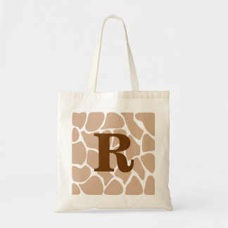 Bolso De Tela Su letra. Diseño de encargo del estampado de
