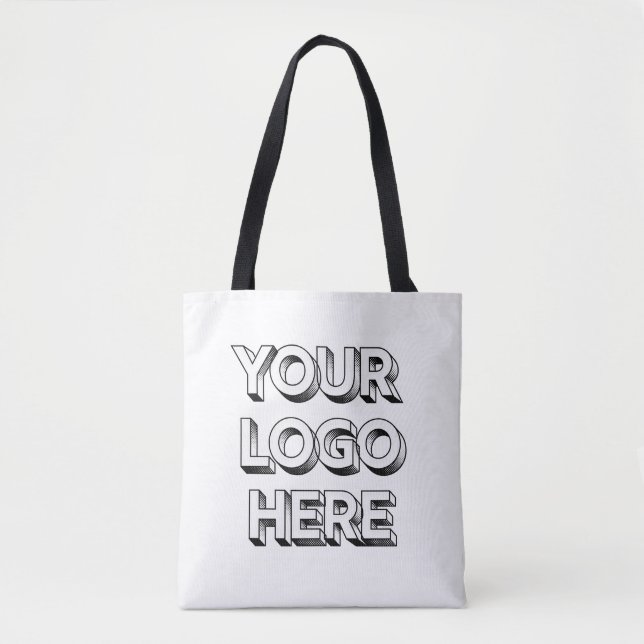 Bolso De Tela Su Logo Aquí  (Anverso)