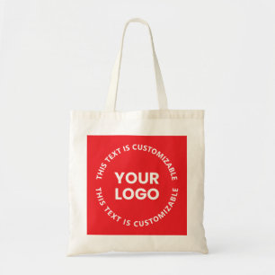 Bolso De Tela Su logotipo/Cualquier imagen y texto circular subi