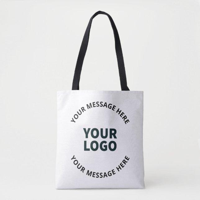 Bolso De Tela Su logotipo, diseño, fotografía, ilustración u otr (Anverso)