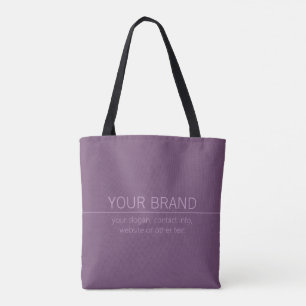 Bolso De Tela Su marca o nombre de negocio Modern Purple Mauve