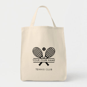 Bolso De Tela Su nombre de club deportivo de campo de tenis Equi