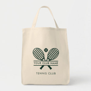 Bolso De Tela Su nombre de club deportivo Equipo de tenis Green 