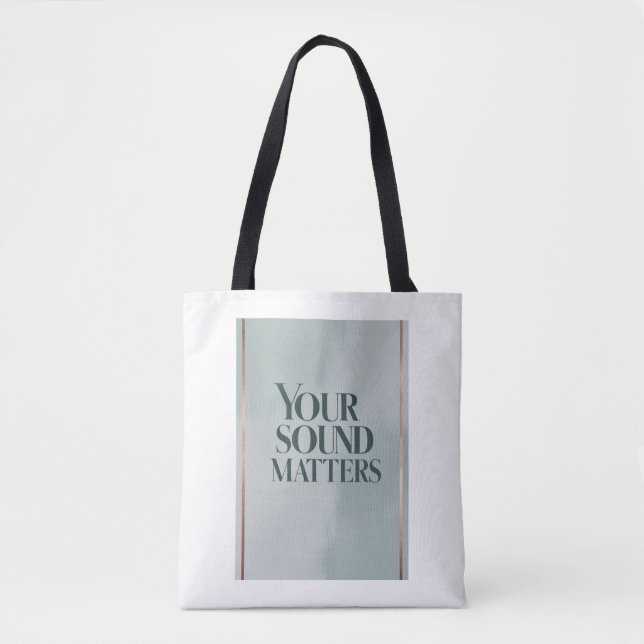 Bolso De Tela Su opción de Sound Matters 3 (Anverso)