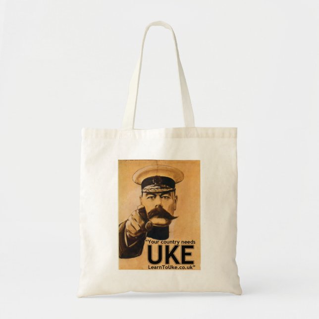 Bolso De Tela ¡Su país necesita UKE! (Frente)