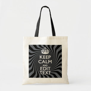 Bolso De Tela Su Personalizado mantiene la calma al decir sobre