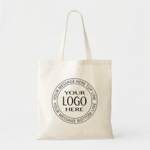 Bolso De Tela Su propio logotipo y texto de la circular de Perso
