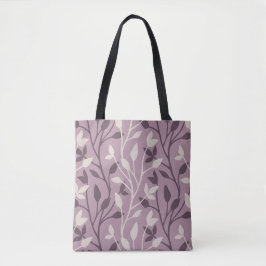 Bolso De Tela Suave hoja de malva botánica elegante chic
