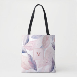 Bolso De Tela Suave Serenidad Acuarela Deja Monograma Personaliz