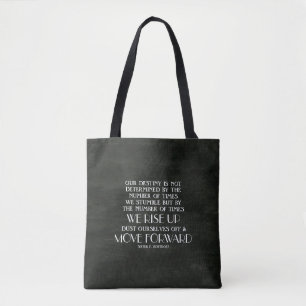 Bolso De Tela Subir y avanzar presupuesto Inspirador
