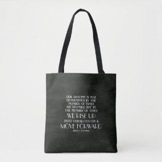 Bolso De Tela Subir y avanzar presupuesto Inspirador