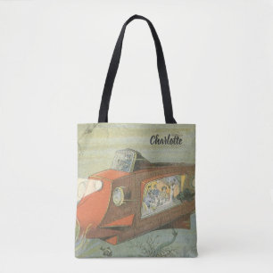 Bolso De Tela Submarino Steampunk de Ciencia Ficción Vintage en