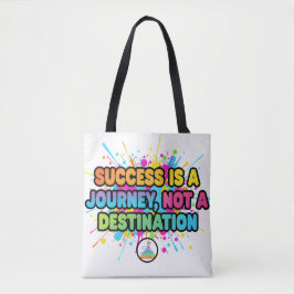 Bolso De Tela Success Is a Journey Motivational Quote Design