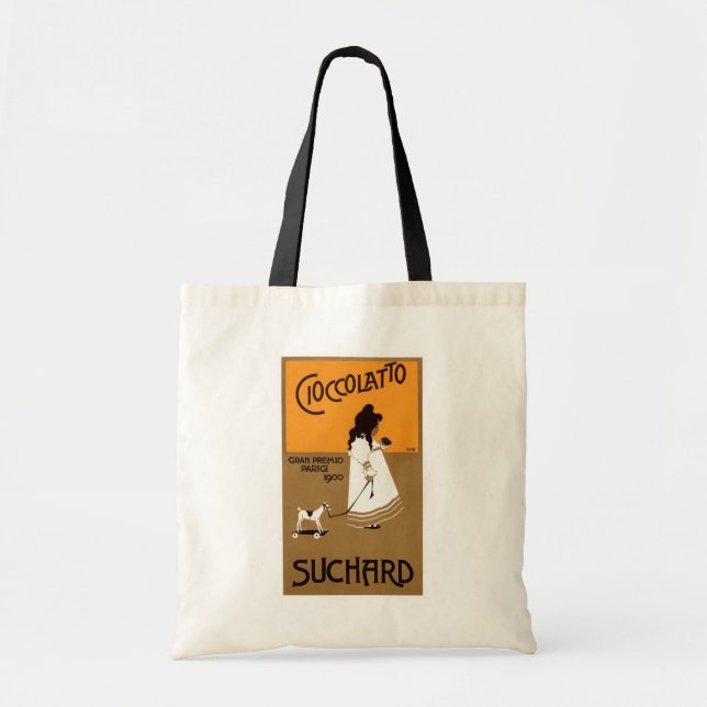 Bolso De Tela Suchard Cioccolatto (Frente)