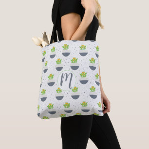 Bolso De Tela Suculento patrón de mamá de planta de Kalanchoe