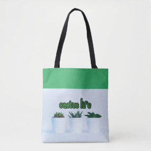 Bolso De Tela Sucultores con manchas de Cactus Life