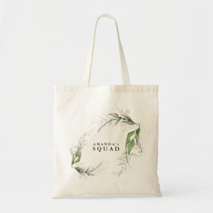 Bolso De Tela Sucursal Eucalyptus Botánico Leafy de Verdor Moder