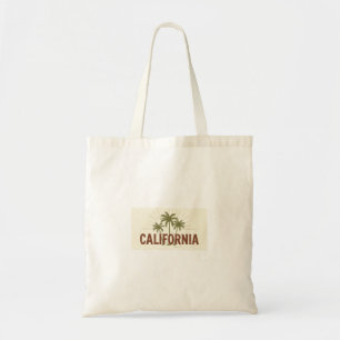 Bolso De Tela Sudadera Vintage California Estampado Retro de P