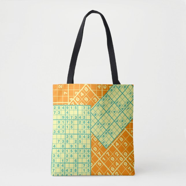 Bolso De Tela Sudoku rompe (Anverso)