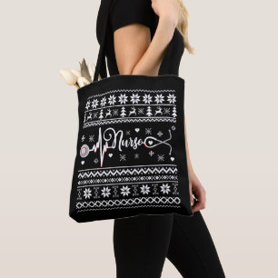 Bolso De Tela Sudor navideño feo