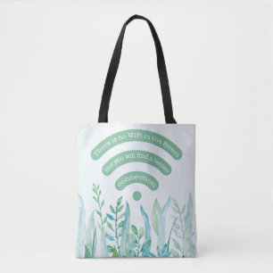 Bolso De Tela Suelo forestal - hojas tropicales más presupuesto