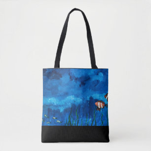 Bolso De Tela Suelo marino del tote