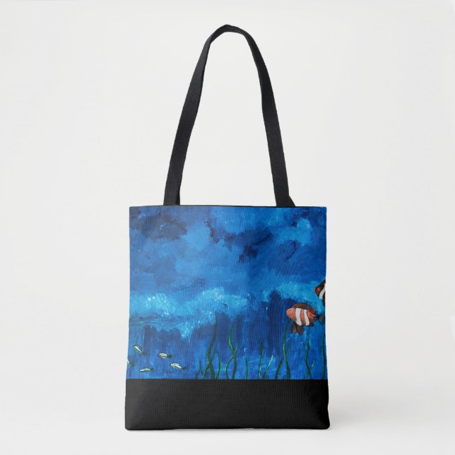 Bolso De Tela Suelo marino del tote (Anverso)