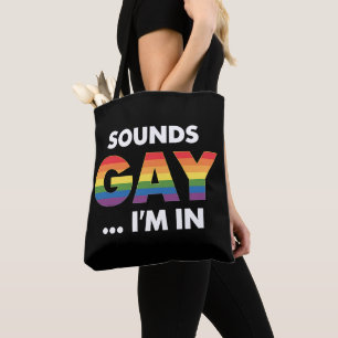 Bolso De Tela Suena gay soy el orgullo LGBTQ arcoiris