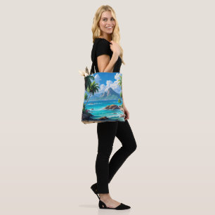 Bolso De Tela Sueña, Paraíso Tropical,