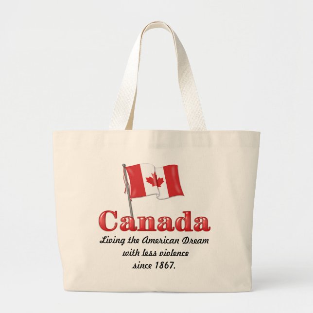 Bolso De Tela Sueño canadiense (Frente)