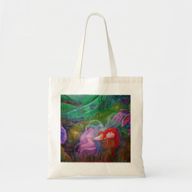 Bolso De Tela Sueño con el tote del presupuesto de la primavera (Frente)