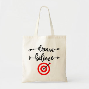 BOLSO DE TELA SUEÑO CREER LOGRAR