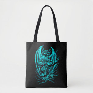 Bolso De Tela Sueño de medianoche - demonios al estilo tatuaje