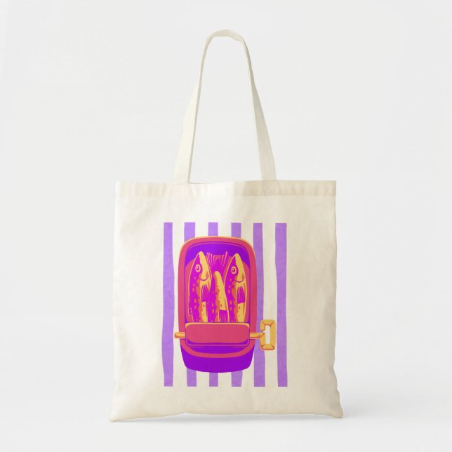 Bolso De Tela Sueño de Sardina (Frente)