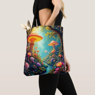 Bolso De Tela Sueño forestal de hongos encantados